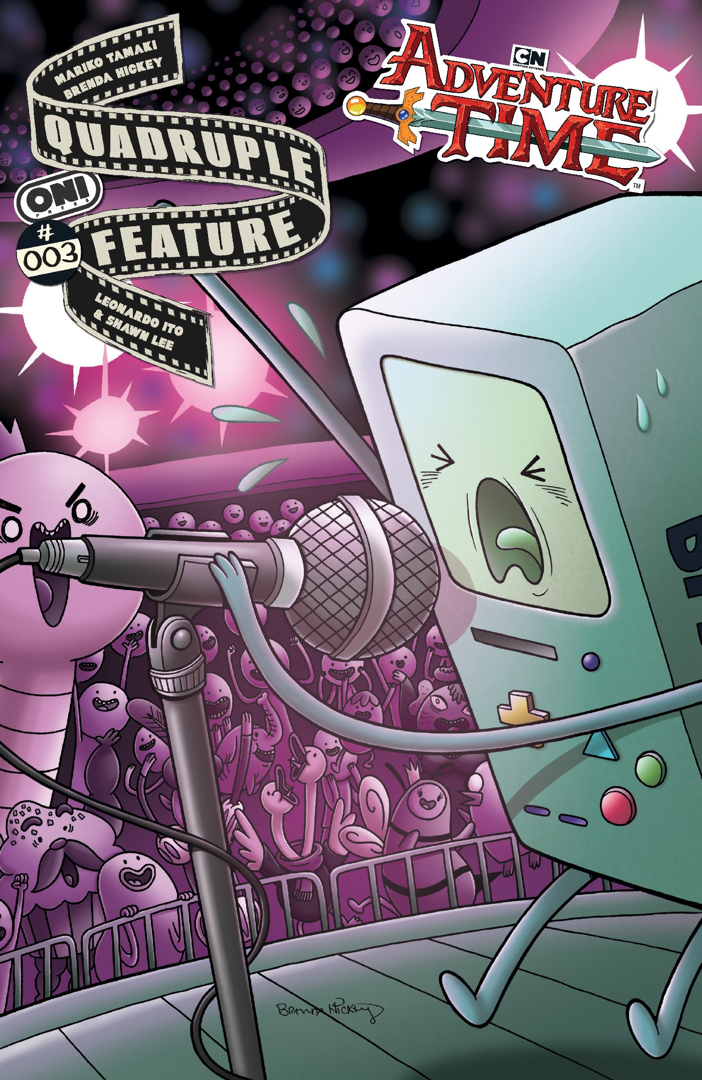 ADVENTURE TIME QUADRUPLE FEATURE #3 CVR A BRENDA HICKEY
