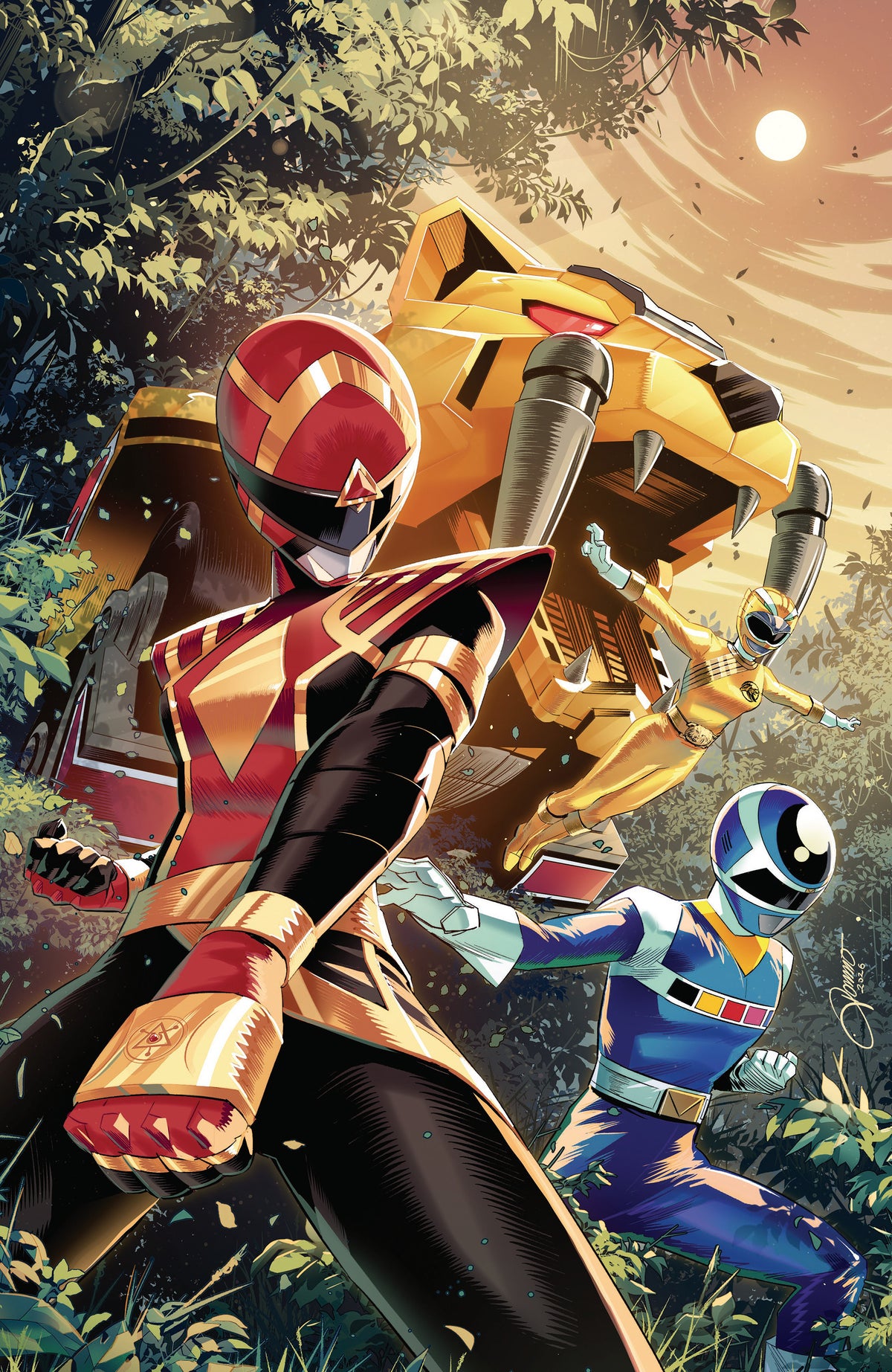 Power Rangers Unlimited #5 D Foil Variant (Full Art, Foil, Zonno)