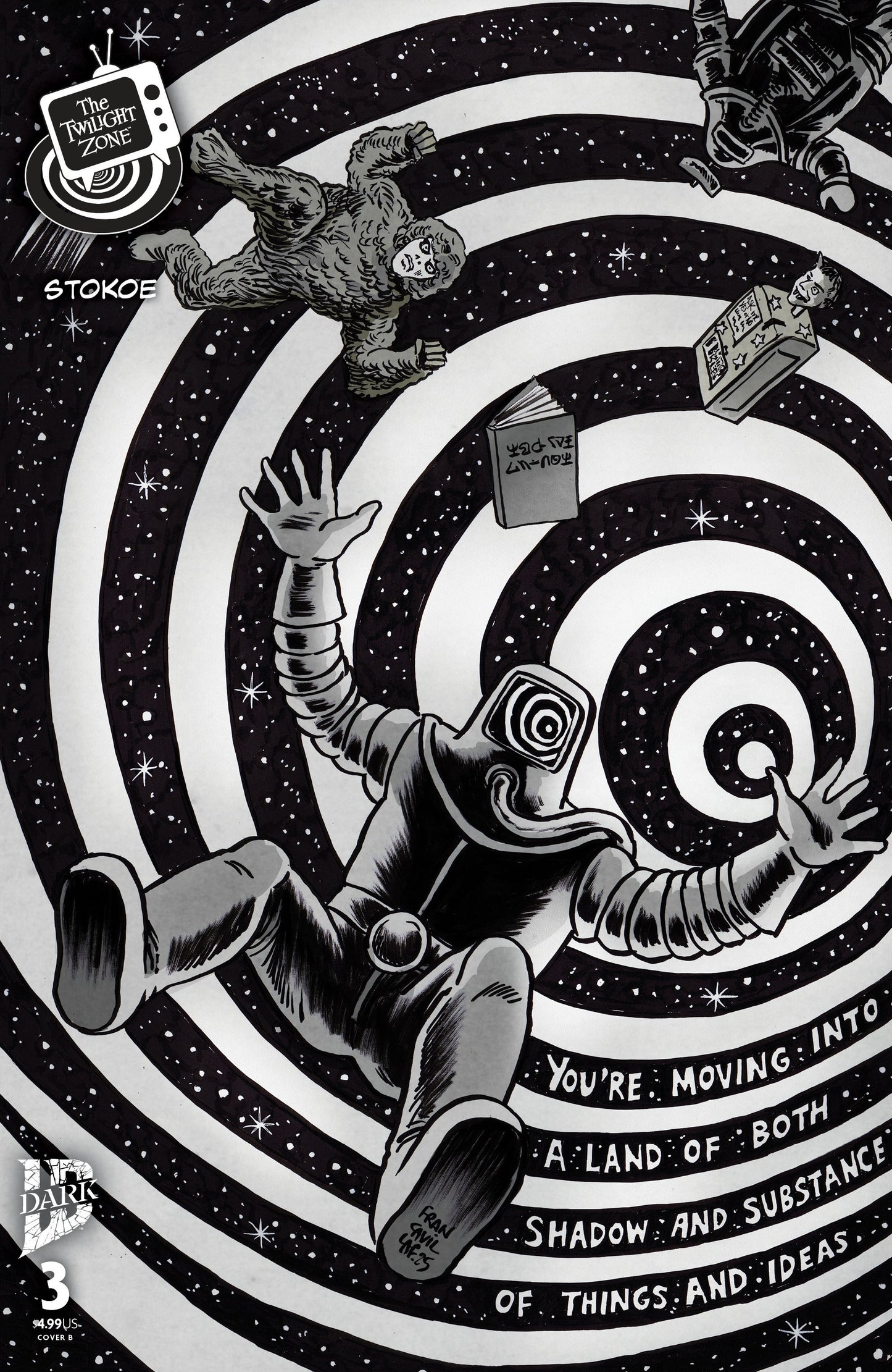 The Twilight Zone #3 Variant B (Francavilla Connecting Cover)