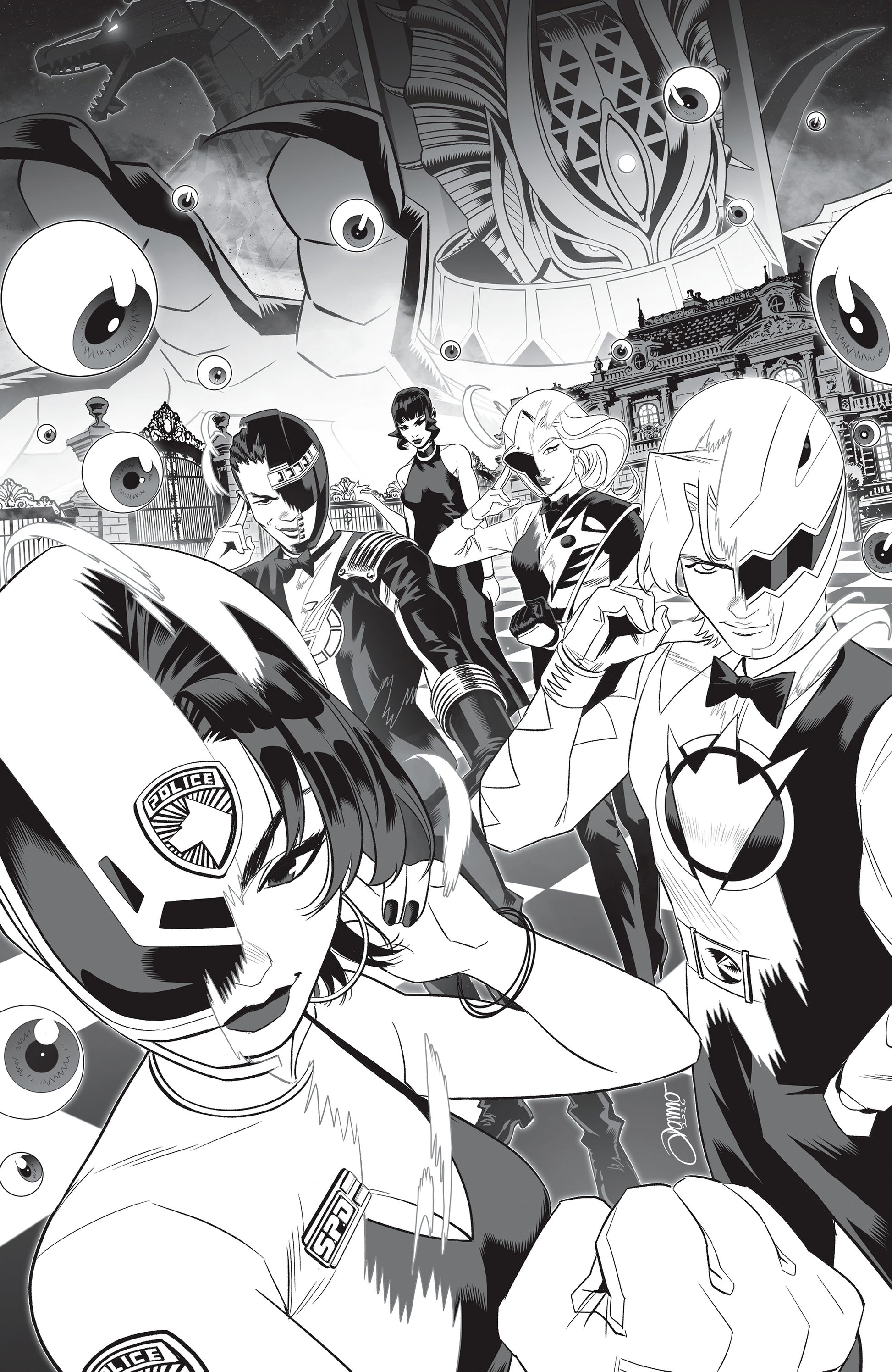 Power Rangers Unlimited #3 J Unlimited Variant (Full Art, Zonno)