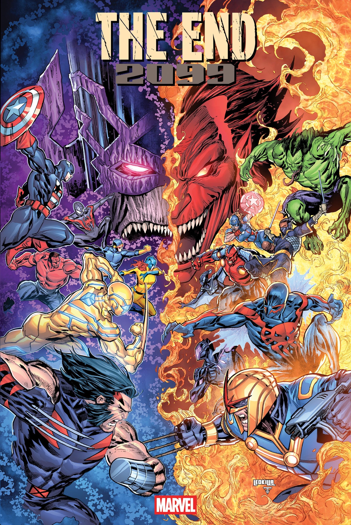 THE END 2099 #1 KEN LASHLEY BATTLE VARIANT