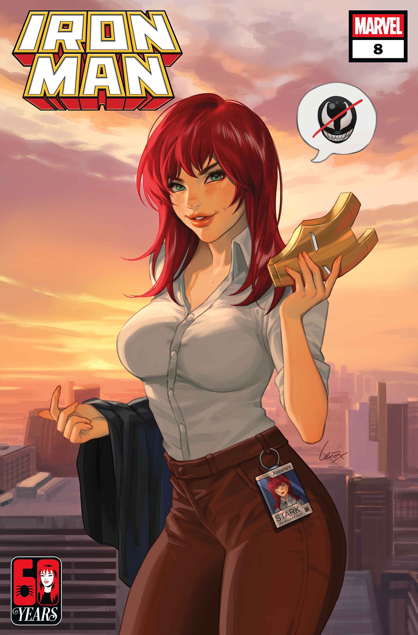 IRON MAN #8 LEIRIX MARY JANE WATSON VARIANT