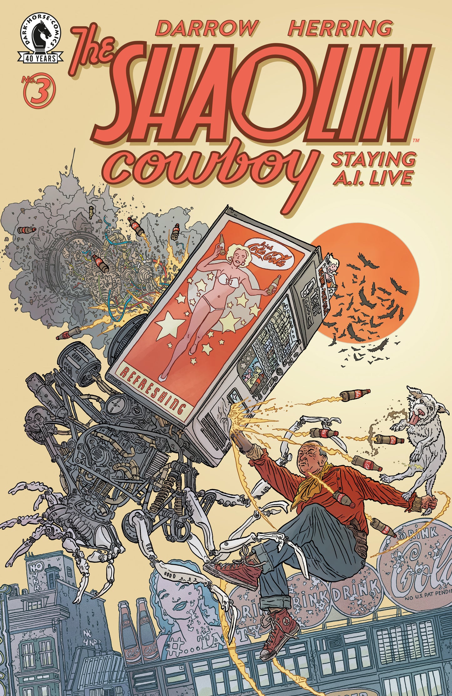 Shaolin Cowboy: Staying A.I.Live #3 (CVR A) (Geof Darrow)