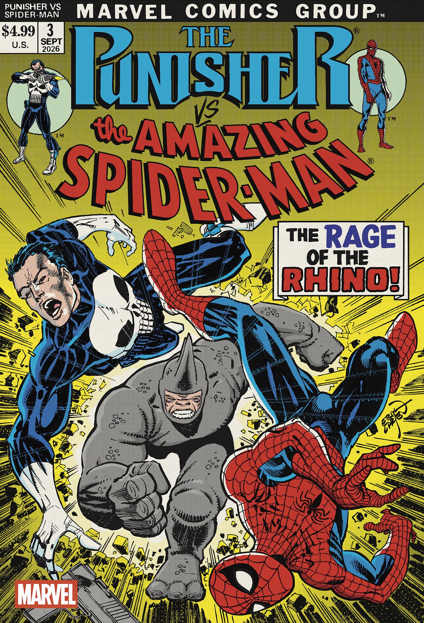 PUNISHER VS. SPIDER-MAN #3 ERIK LARSEN VARIANT