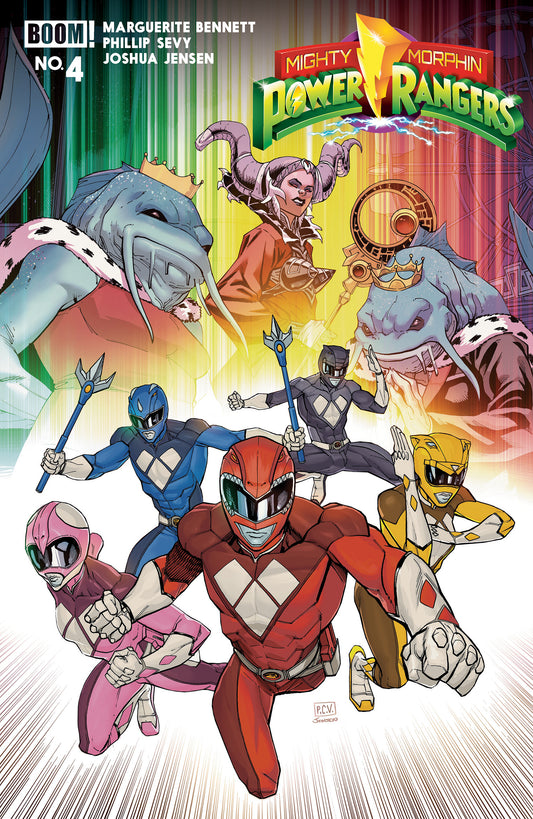 Mighty Morphin Power Rangers (2026) #4 B Variant (Dressed, Sevy)