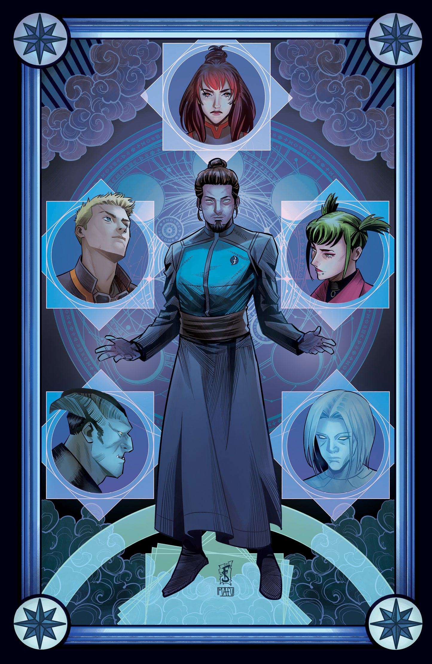 Valiant Beyond: All-New Harbinger #8--Risen #2 Variant B (Sabbatini Tarot Card Variant)