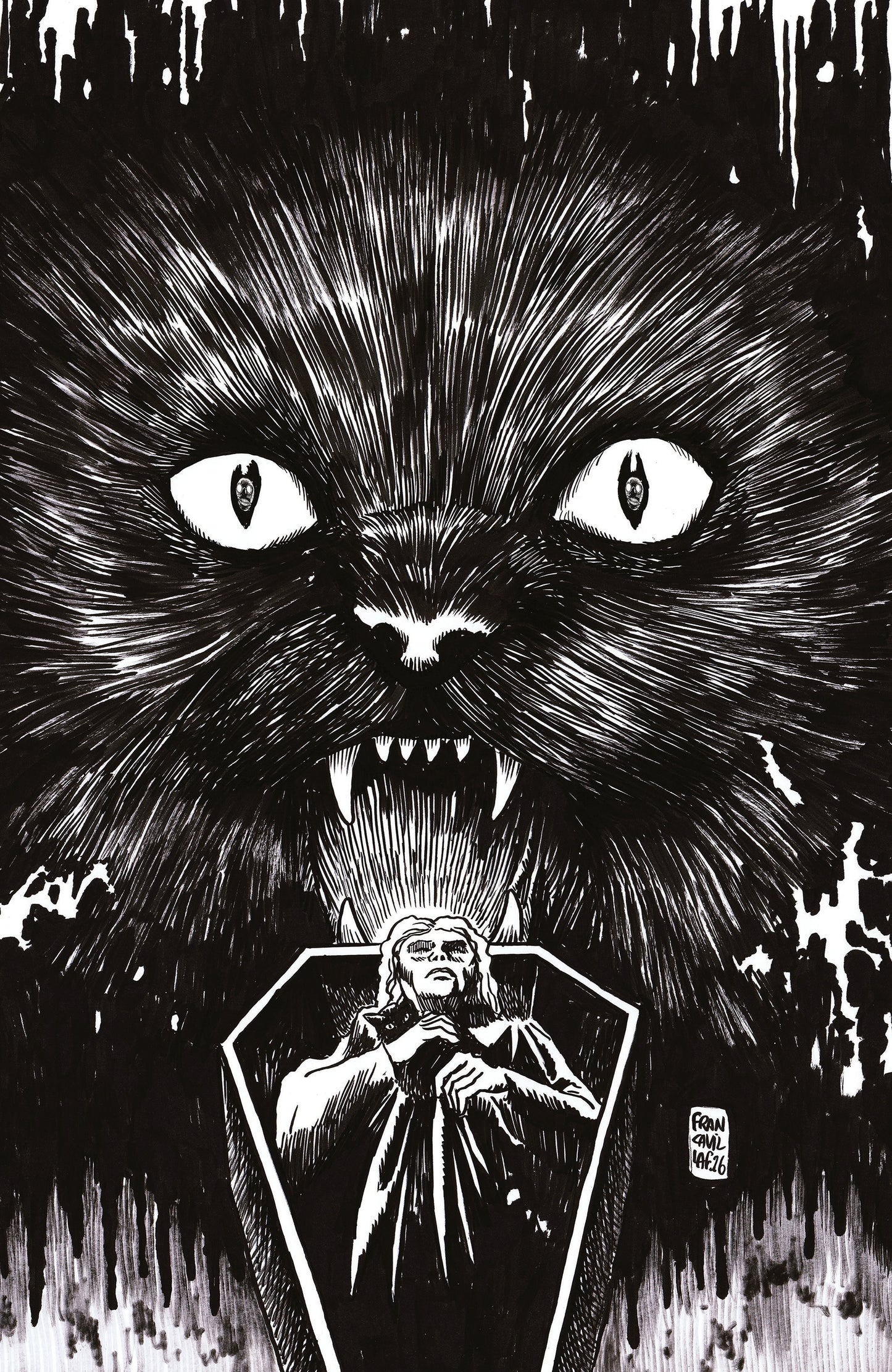 Stuff of Nightmares: The Cat in the Coffin #1 I Unlimited Variant (Full Art, Francavilla)