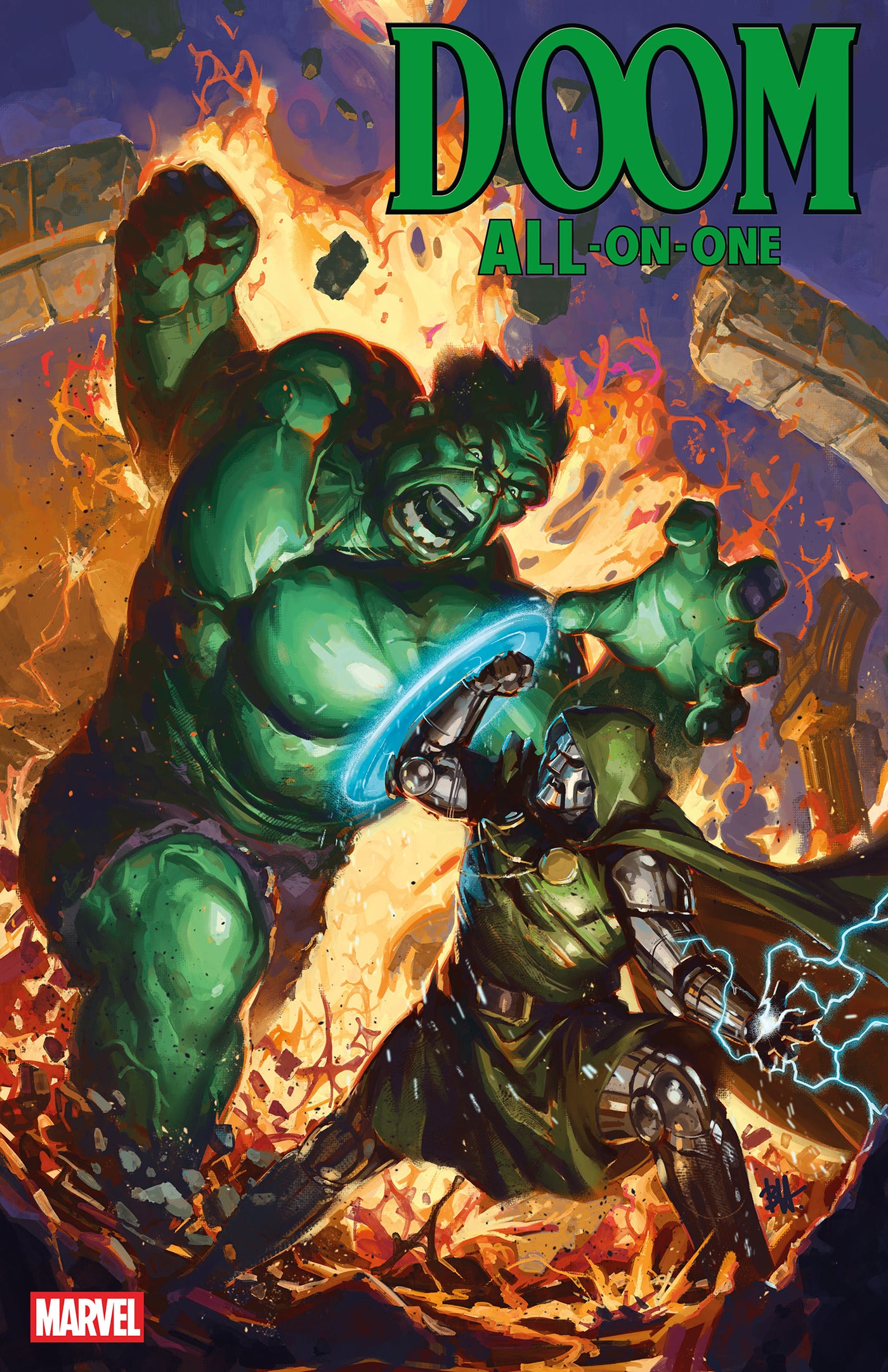DOOM ALL-ON-ONE #1  BEN HARVEY VARIANT