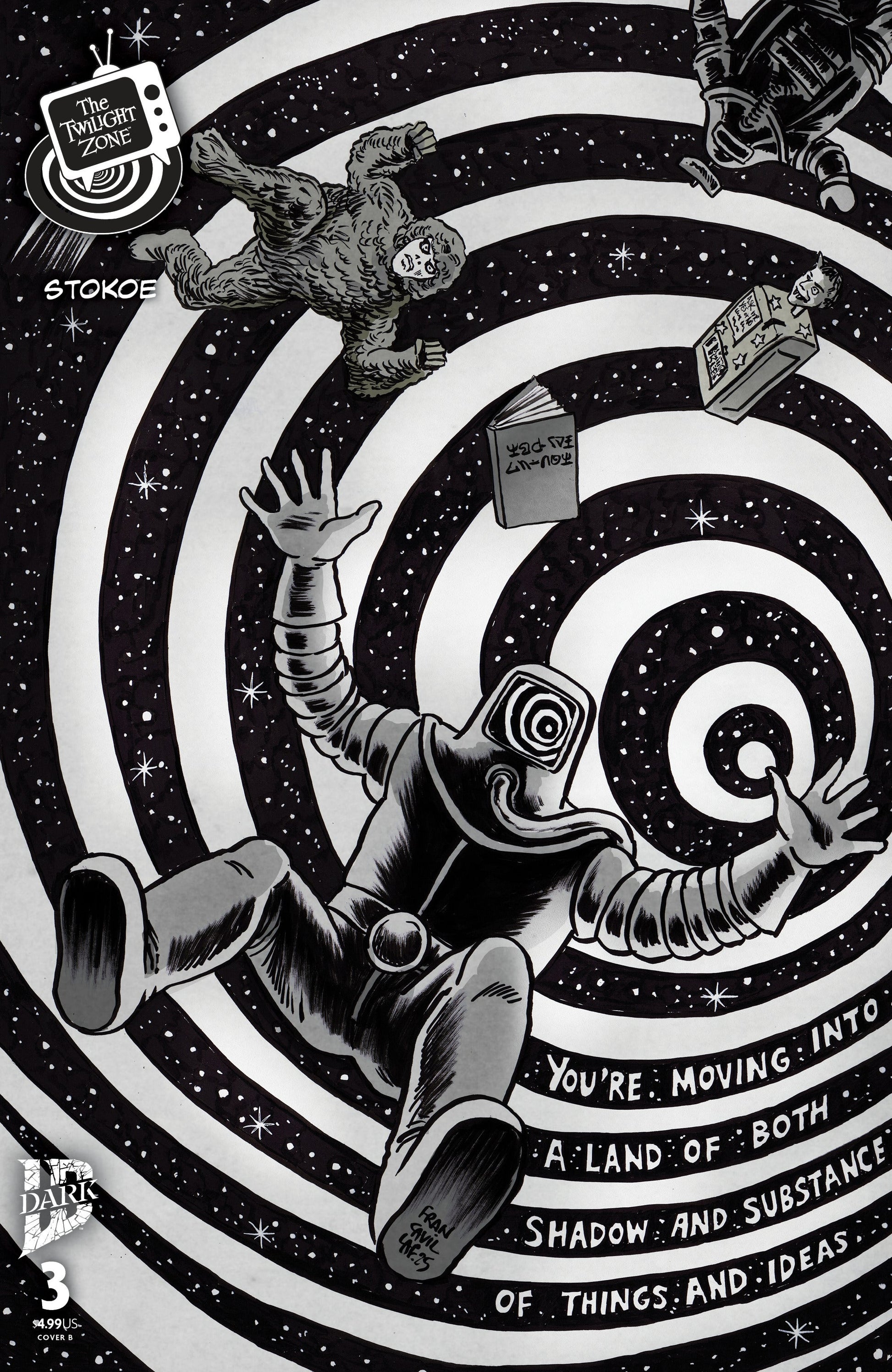 The Twilight Zone #3 Variant B (Francavilla Connecting Cover)