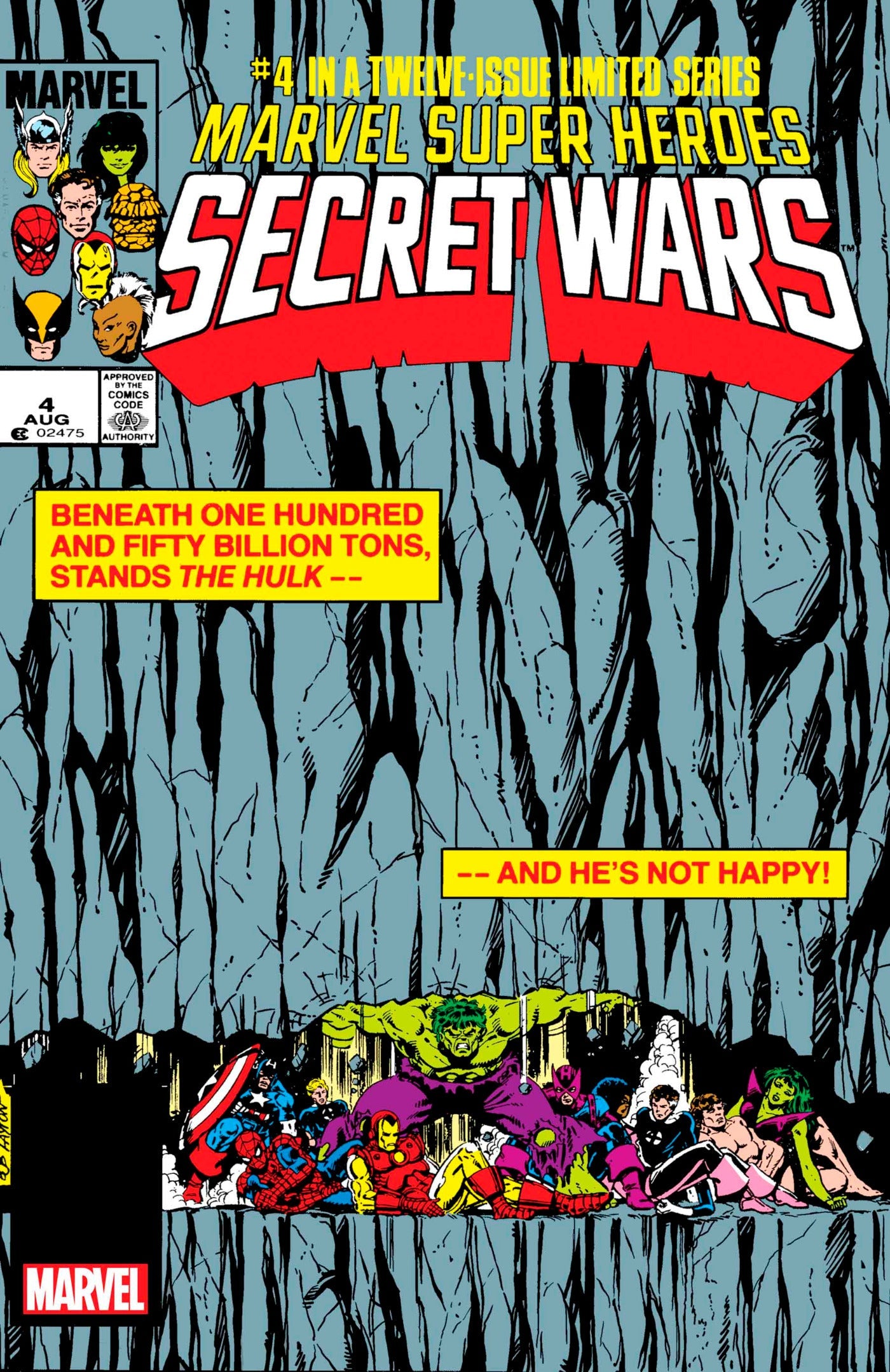 MARVEL SUPER HEROES SECRET WARS #4 FACSIMILE EDITION